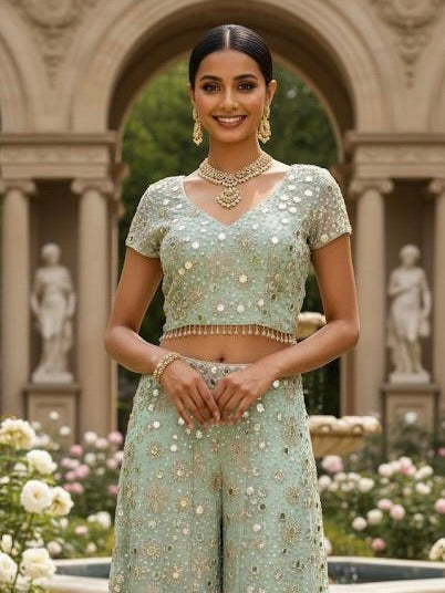 Custom Made Sharara | Made-to-Order Traditional Indian Outfit