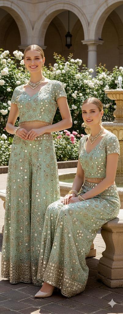 Custom Made Sharara | Made-to-Order Traditional Indian Outfit