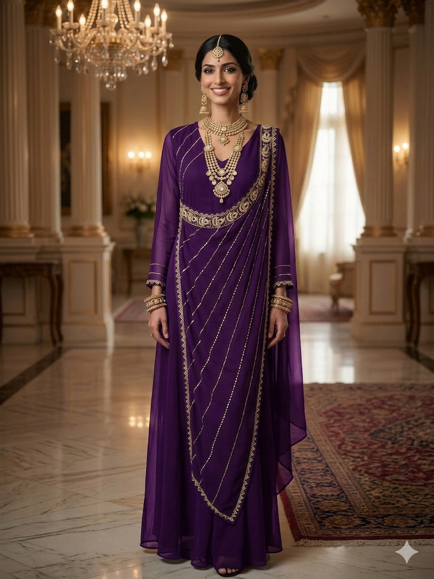 Elegant Black Gown - Ready-Made with Alterations Available