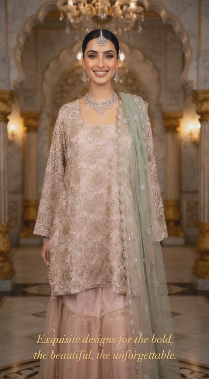 Sharara -3 piece set