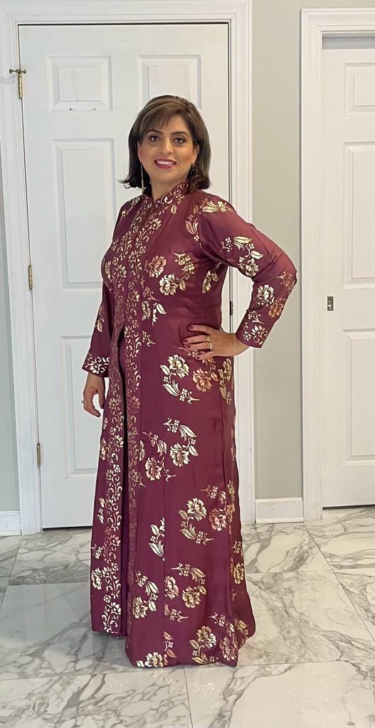 Gown/Long dress-3  piece set