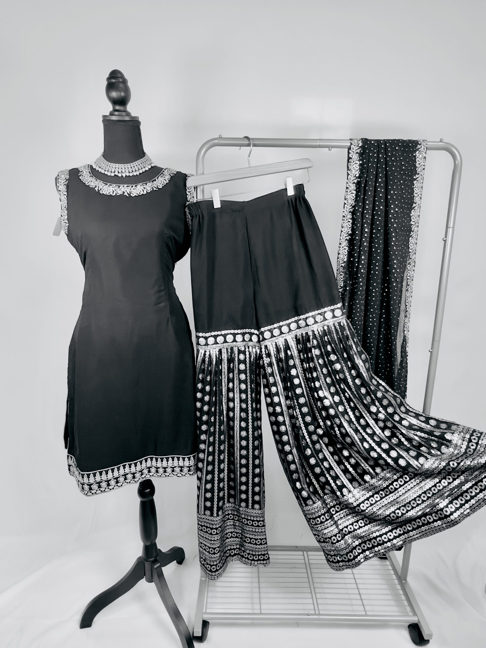 Sharara- 3 piece set