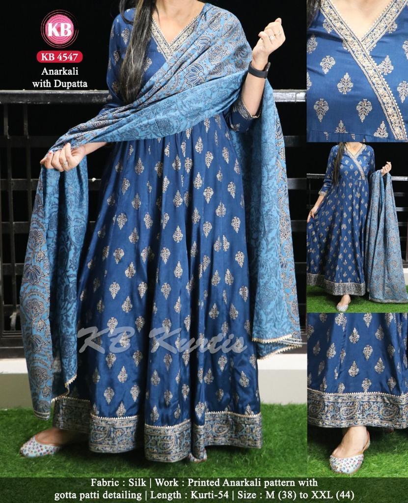 Anarkali kuti- 3 piece