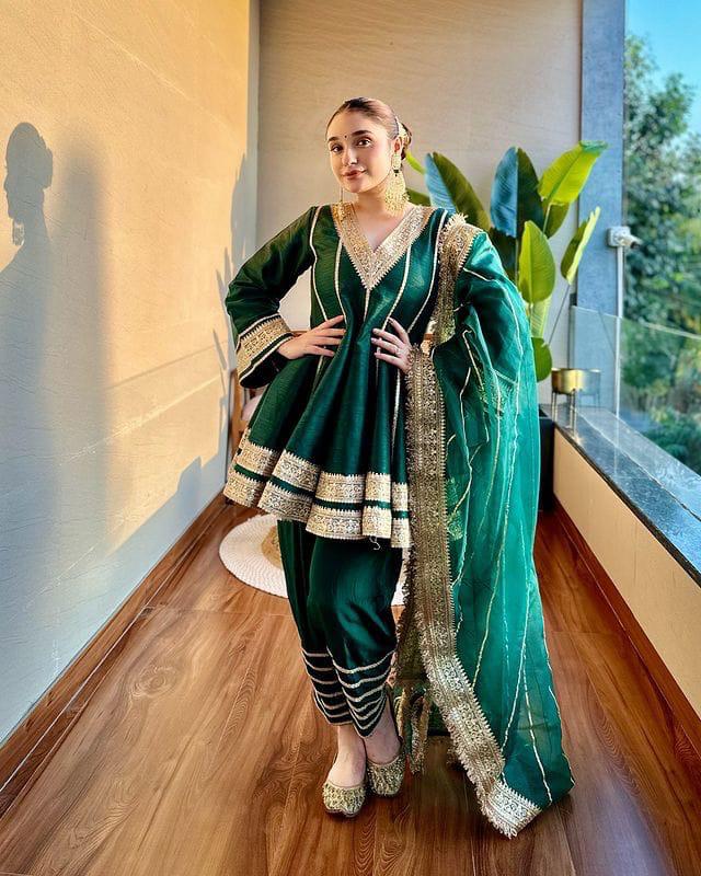 PEPLUM DHOTI SUIT- 3 PIECE OUTFIT